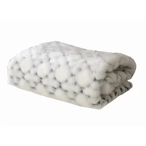 PBEZ1663-8090-TC | Plutus Brands Luxury Faux Fur Snow Throw