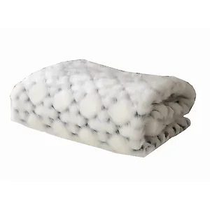 PBEZ1663-9090-TC | Plutus Brands Luxury Faux Fur Snow Throw