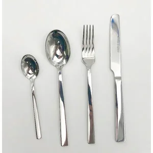 Wilmax Elegant 18/10 Stainless Steel Dinner Set - 4 Pieces