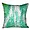 PBDUO115-1220-DP | Plutus Brands Luxury Green Ikat Throw