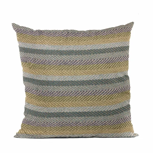 Plutus PBRA2468-1616-DP Plutus Blue Tracks Stripe Luxury Throw Pillow