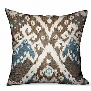 PBRAO120-2222-DP | Plutus Brands Luxury Ikat Throw Pillow