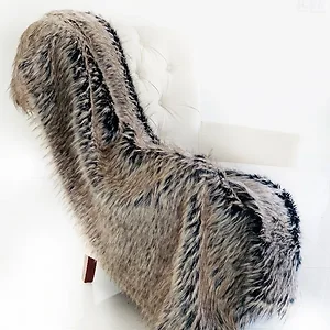 PBSF1511-8090-TC | Plutus Brands Luxury Faux Fur Throw