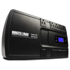 Minuteman MM-EN750LCD 750va Line And Power Protection Ups