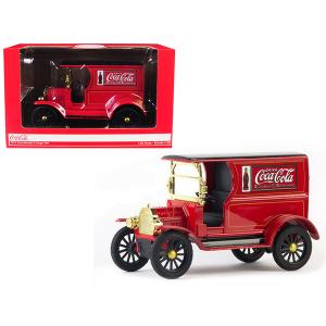 Motorcity 424917 1917 Ford Model T Cargo Van Coca-cola Red With Black 