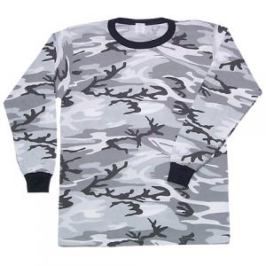 Fox 64-39 S Men's Long Sleeve T-shirt - Urban Camo Small