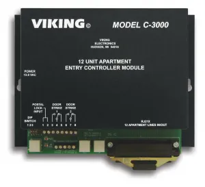 Viking VK-C-3000 1 To 12 Unit Apartment Entry System (expandable To 96