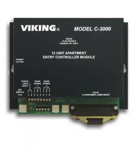 Viking VK-C-3000 1 To 12 Unit Apartment Entry System (expandable To 96