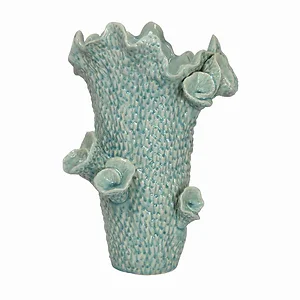 PBTH94542 | Plutus Brands Elegant Green Porcelain Vase by