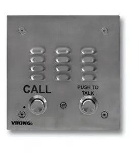 Viking VK-E-30-PT Handsfree Stainless Steel Phone With Dial And Push-t