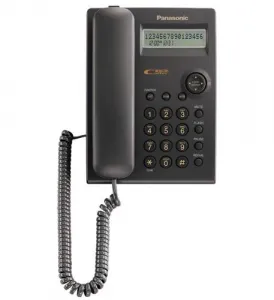 Panasonic 1Y8997 Standard Phone - Black - Corded - 1 X Phone Line