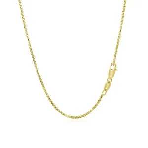 Unbranded 76406-16 14k Yellow Gold Round Box Chain 1.35 Mm Size: 16''