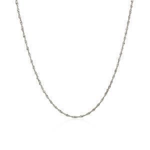 Unbranded 63819-20 10k White Gold Singapore Chain 1.0mm Size: 20''