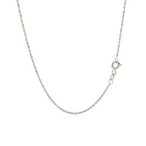 Unbranded 63819-20 10k White Gold Singapore Chain 1.0mm Size: 20''