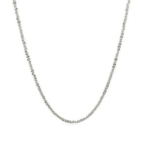 Unbranded 33454-20 10k White Gold Sparkle Chain 1.5mm Size: 20''