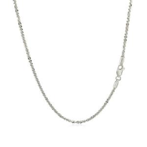 Unbranded 33454-20 10k White Gold Sparkle Chain 1.5mm Size: 20''