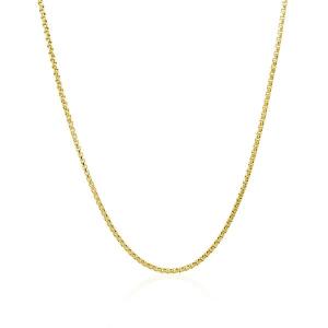 Unbranded 76406-20 14k Yellow Gold Round Box Chain 1.35 Mm Size: 20''