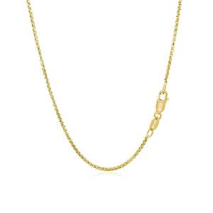 Unbranded 76406-20 14k Yellow Gold Round Box Chain 1.35 Mm Size: 20''