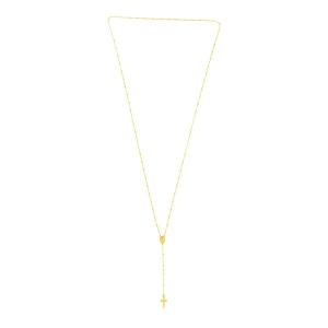 Unbranded 48490-26 14k Yellow Gold Rosary Necklace Size: 26''