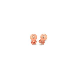 Unbranded 69954 14k Rose Gold Classic Round Shape Stud Earrings (6.0 M