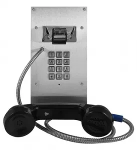 Viking VK-K-1900-8-IP Vandal Resistant Voip Stainless Steel Panel Phon