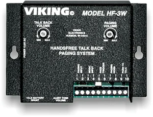 VK-HF-3W | Viking Electronics Handsfree Talk-Back Paging