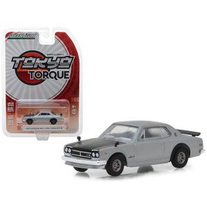 Greenlight 47010C 1972 Nissan Skyline 2000 Gt-r Silver With Black Hood