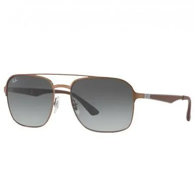 Ray RB3570-121/11 Ray-ban Rb3570-12111 Active Brown Square Grey Gradie