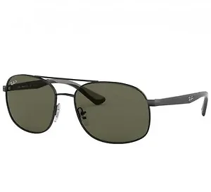 Ray Ban Ray-Ban RB3593-002/9A Black Square Green Classic
