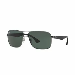 Ray Ban Ray-Ban RB3516-004/71 Gunmetal Square Green Classic