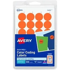05465 | Avery Dennison Avery® Color-Coding Labels - 3/4