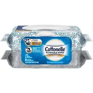 Kimberly Clark Cottonelle Flushable Wet Wipes Flip-Top Pack
