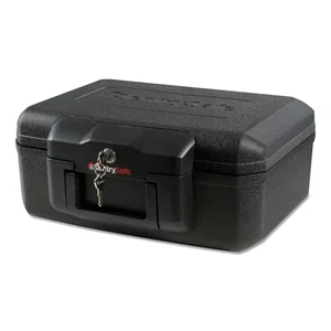 Sentry 1200 Series Fireproof Safe Chest - 0.18 Cu Ft, Black