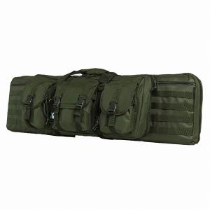 Sportsmans 1122559 Vism 42 Inch Green Double Carbine Case With Storage