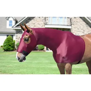 Choice 5-984156 Gatsby Large Burgundy Lycra Slicker Hood For Horses