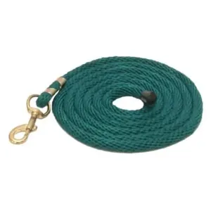 Choice 5-111498 Gatsby Teal Polypropylene 8' Lead With Snap Attachment