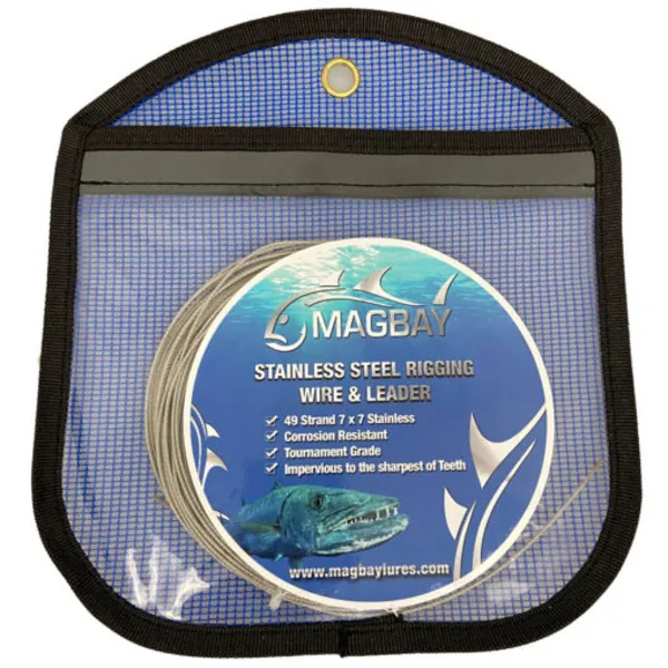 Magbay 5017 High Strength 30' Stainless Steel Wire Leader - 480lbs