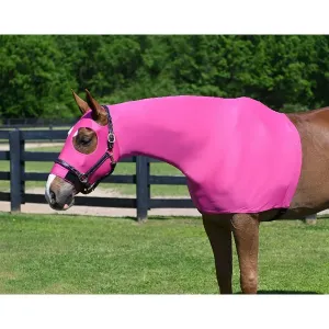 Choice 5-362160 Hot Pink Lycra Pull On Slicker Hood For Horses