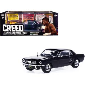 Greenlight 86615 1967 Ford Mustang Coupe Matt Black Diecast Model Car