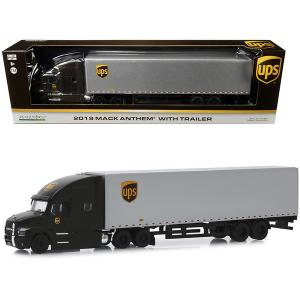 Greenlight 30089 Mack Anthem Ups Truck  Trailer 164 Diecast Model