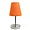 All The Rages Inc Mini Table Lamp with Sand Nickel Base and