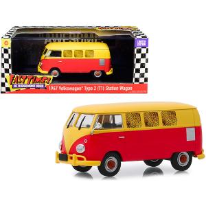 Greenlight 86554 1967 Volkswagen Type 2 (t1) Station Wagon Bus Yellow 