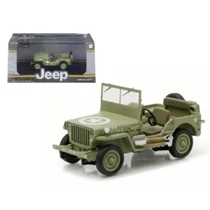 Greenlight 86307 1944 Jeep Willys C7 U.s. Army Green With Star On Hood