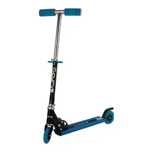 Curve ACTSCOT404CV-BL Light Up Wheels Folding Scooter In Blue