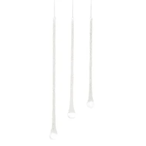 80907DS | Melrose International Set of 6 Glass Icicle
