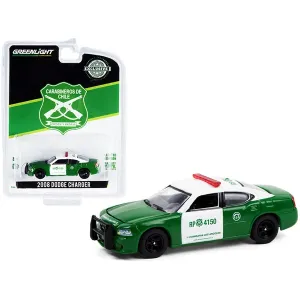 Greenlight 30237 2008 Dodge Charger Police Car Green And White Carabin