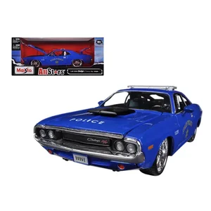 Maisto 1970 Dodge Challenger R/T Coupe Police Blue All
