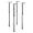 HEB4LEG.P | Hon Company Adjustable Black Table Legs,