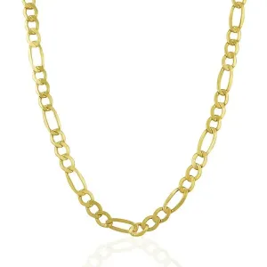 Unbranded 94694-24 6.5mm 14k Yellow Gold Lite Figaro Chain Size: 24''