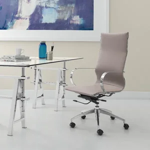 100373 | Zuo Modern Contemporary Inc Elegant Taupe Glider